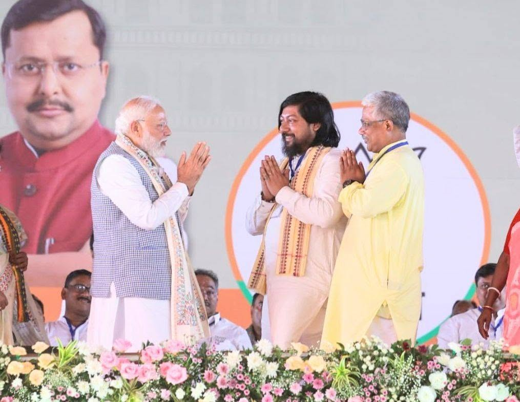 With the Prime Minister — Public rally • West Bengal